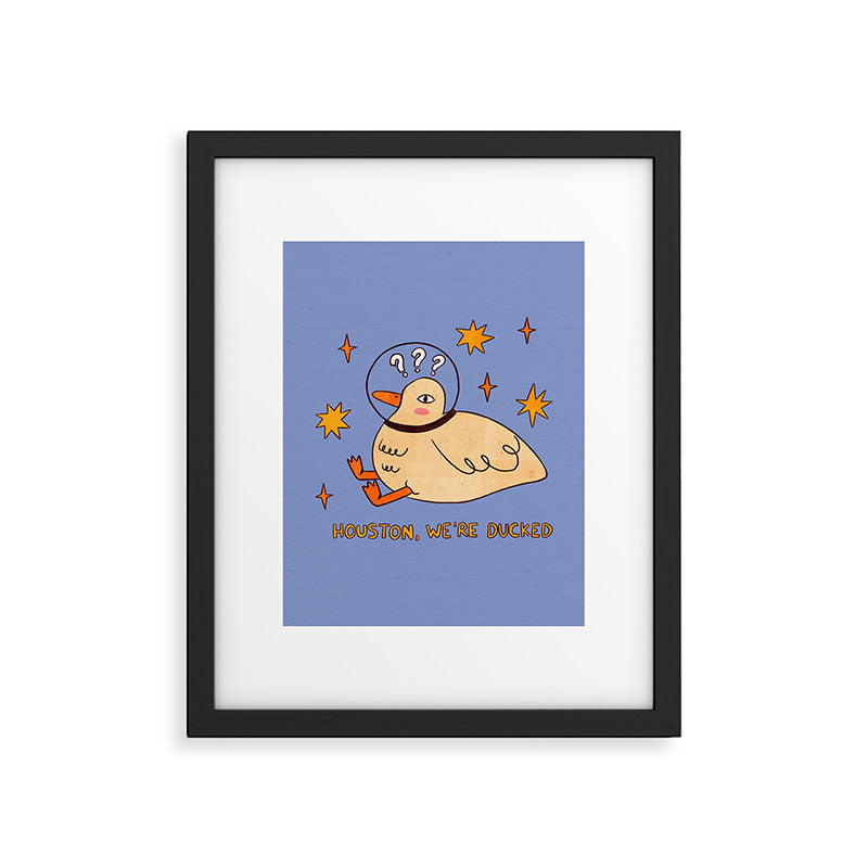 Houston, we're ducked Framed Art Print Gallery Image 6
