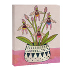 Italian Orchid Cute Botanical Illustration Canvas Print Gallery Image 6