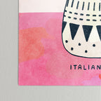 Italian Orchid Cute Botanical Illustration Poster Gallery Image 4