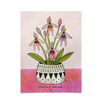 Italian Orchid Cute Botanical Illustration Poster Gallery Image 4