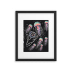 Jellyfish diver Framed Art Print Gallery Image 6
