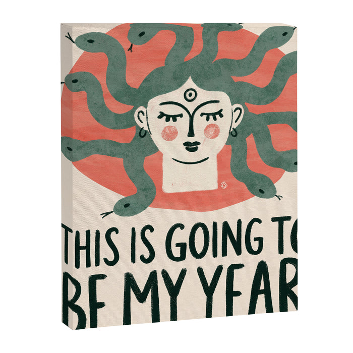 Medusa - this is going to be my year Canvas Print Gallery Image 1