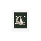 Rabbit on the moon  Art Print Gallery Image 1