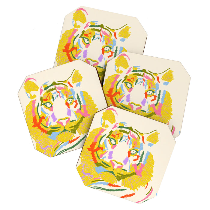 Rainbow Tiger Coaster Gallery Image 1