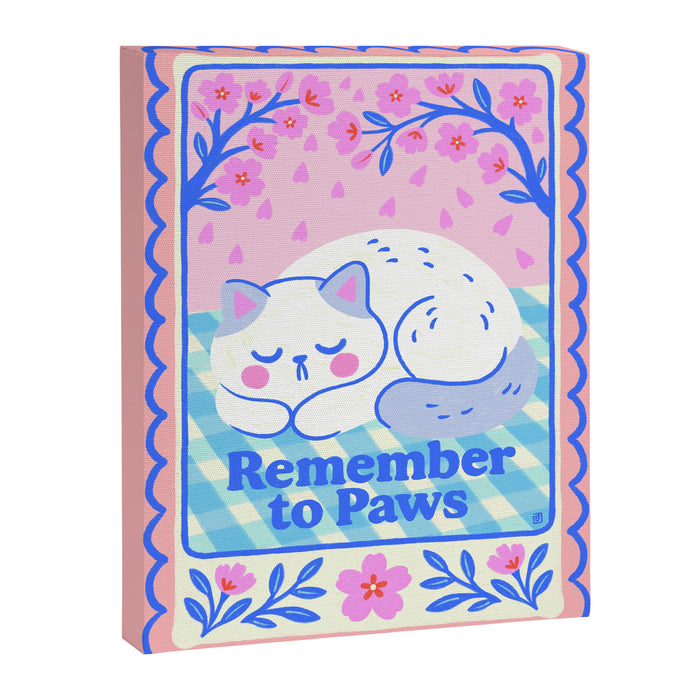 Remember to Paws Canvas Print Gallery Image 1