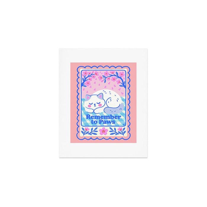 Remember to Paws Art Print Gallery Image 1