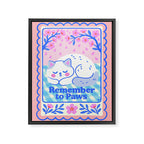 Remember to Paws Framed Canvas Print Gallery Image 6