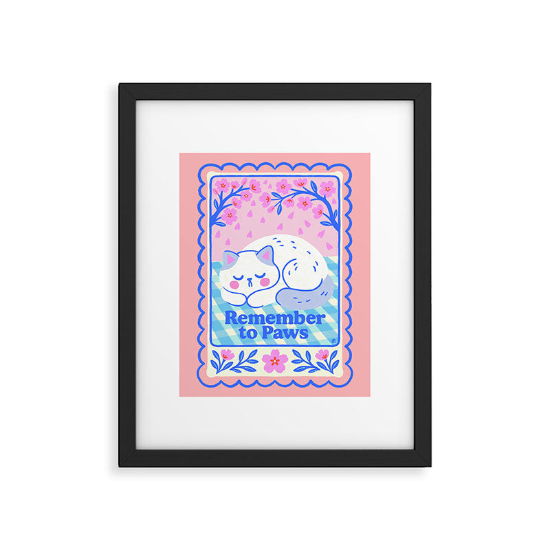Remember to Paws Framed Art Print Gallery Image 5