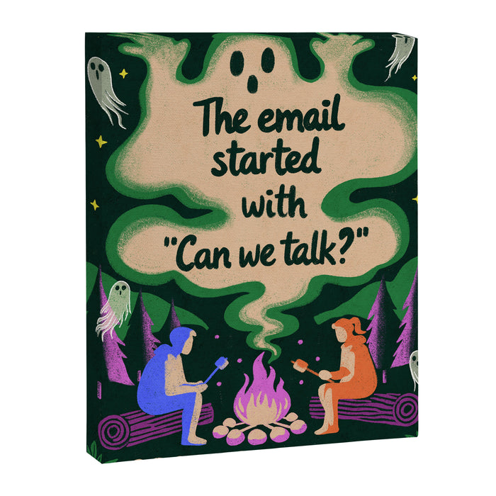Scary story time Canvas Print Gallery Image 1