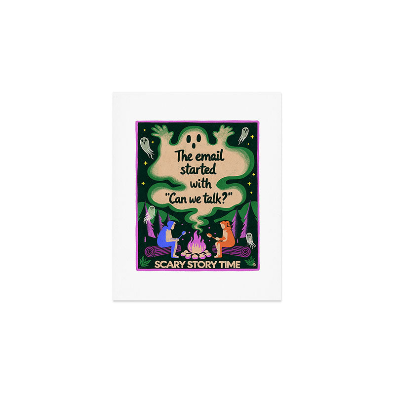 Scary story time Art Print Gallery Image 1