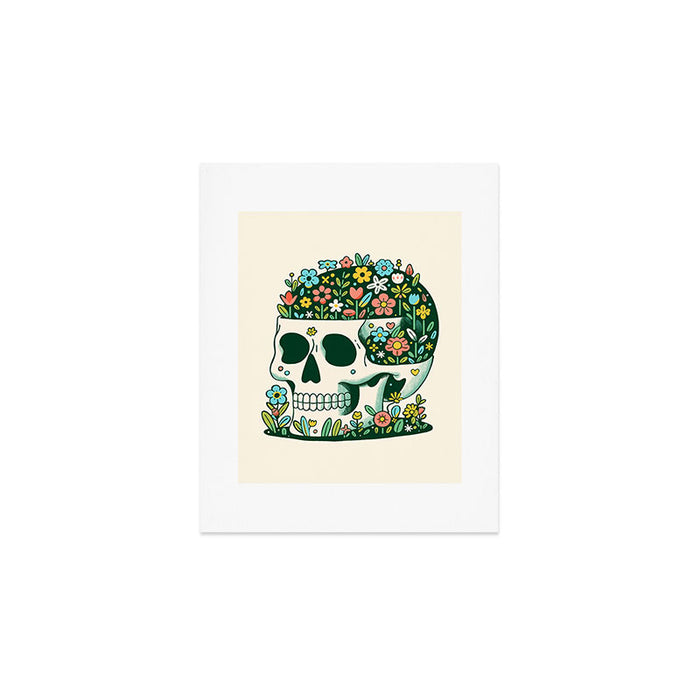 Skull Garden Art Print Gallery Image 1