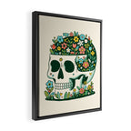 Skull Garden Framed Canvas Print Gallery Image 2
