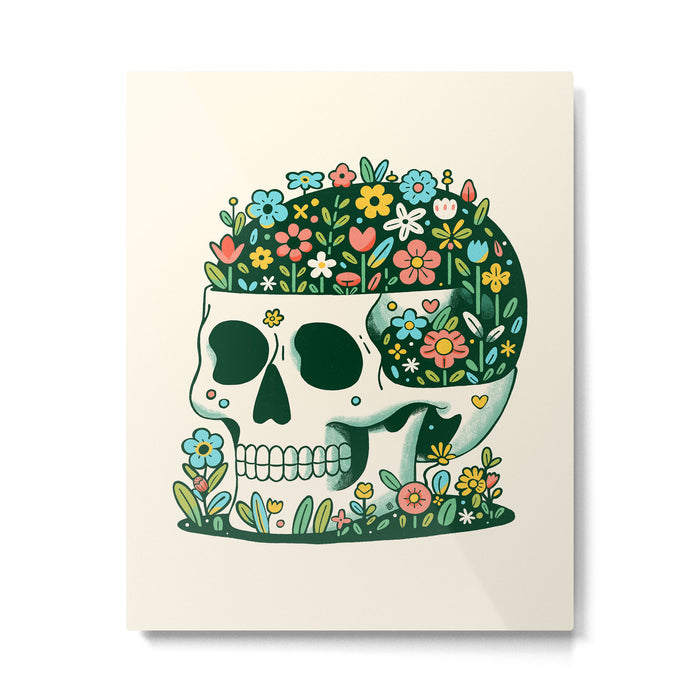 Skull Garden Metal Print Gallery Image 1