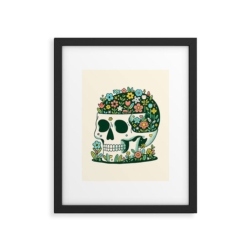 Skull Garden Framed Art Print Gallery Image 6