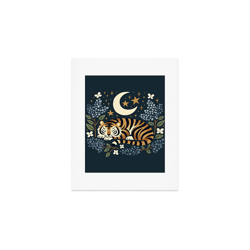Slumbering Tiger Art Print Gallery Image 1
