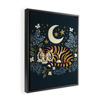 Slumbering Tiger Framed Canvas Print Gallery Image 2