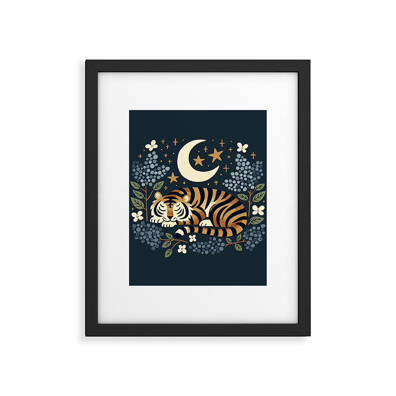 Slumbering Tiger Framed Art Print Gallery Image 6