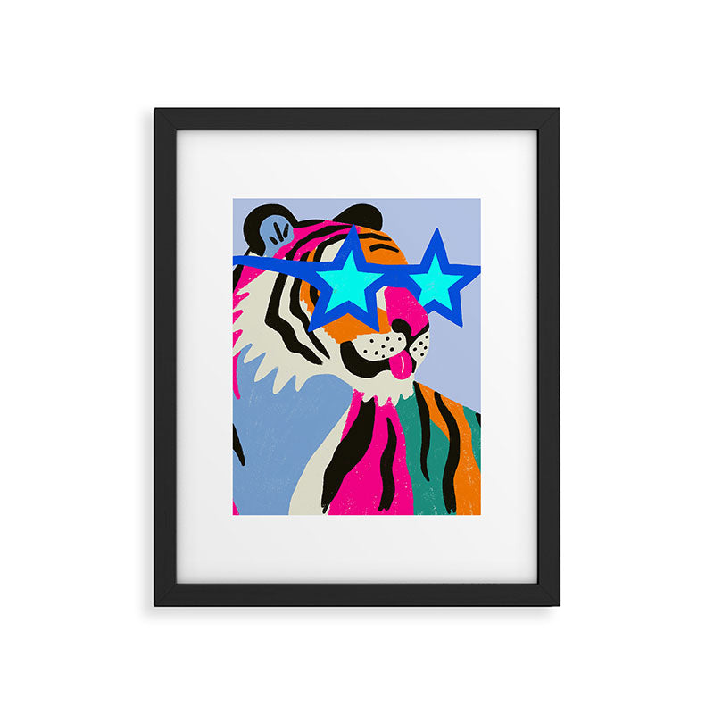 Star tiger Framed Art Print Gallery Image 6