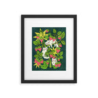 Strawberry Cats Framed Art Print Gallery Image 5
