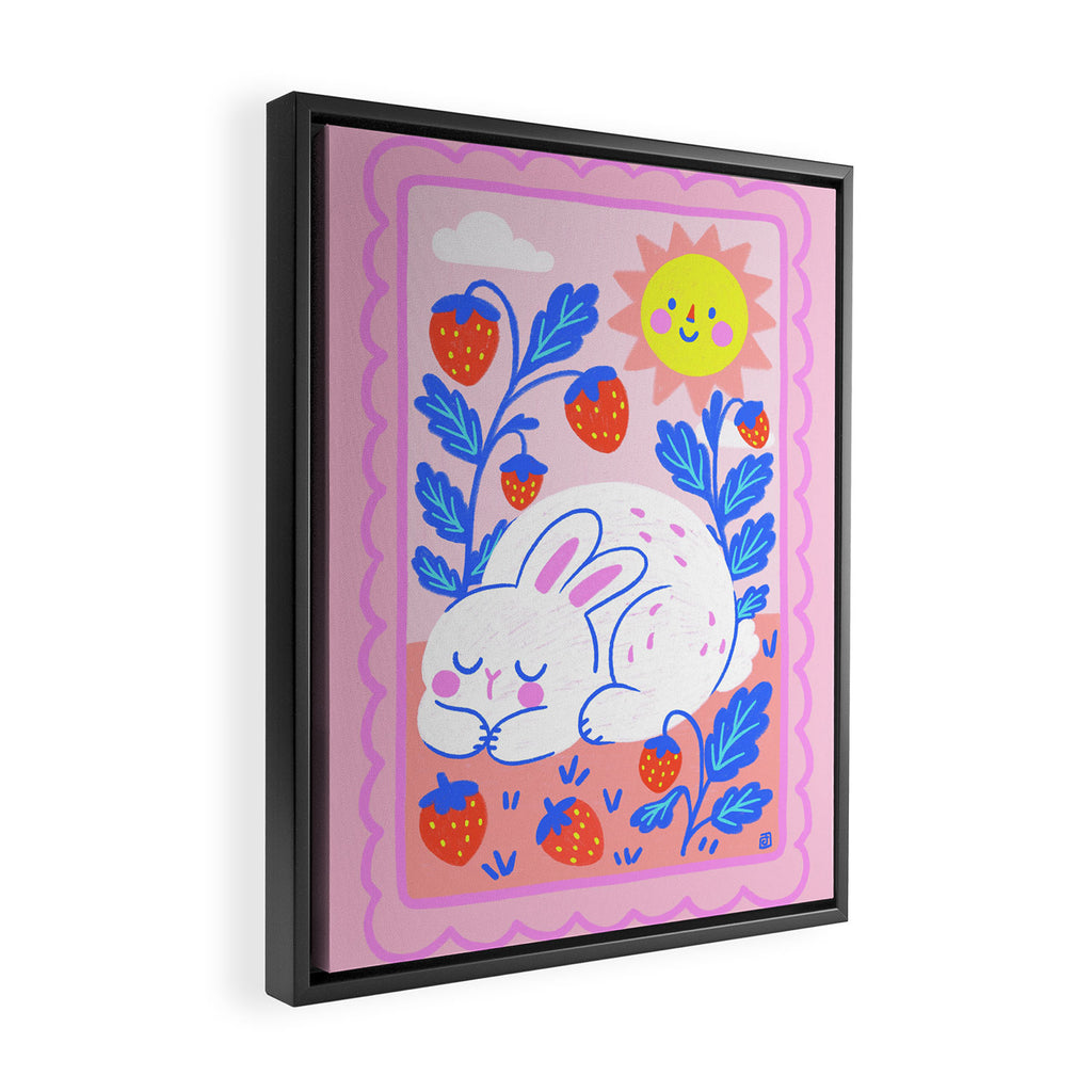 Strawberry Fields Siesta Framed Canvas Print Gallery Image 2