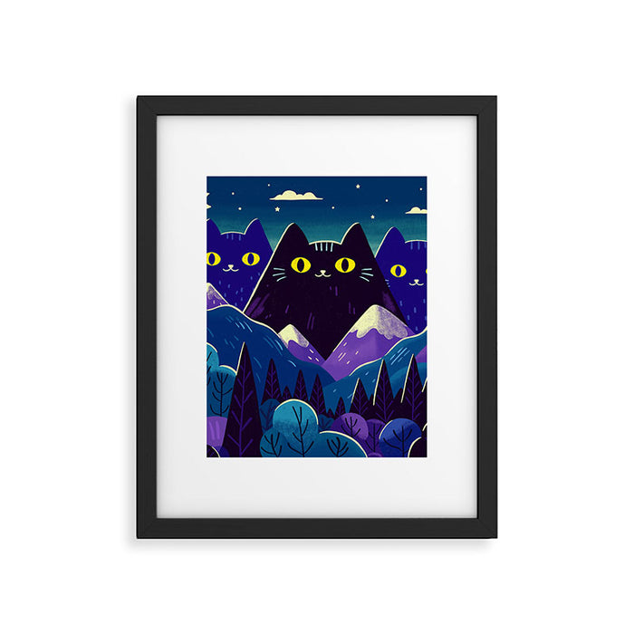 The hills are alive Framed Art Print Gallery Image 1