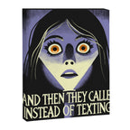 The horror of a phone call Canvas Print Gallery Image 8