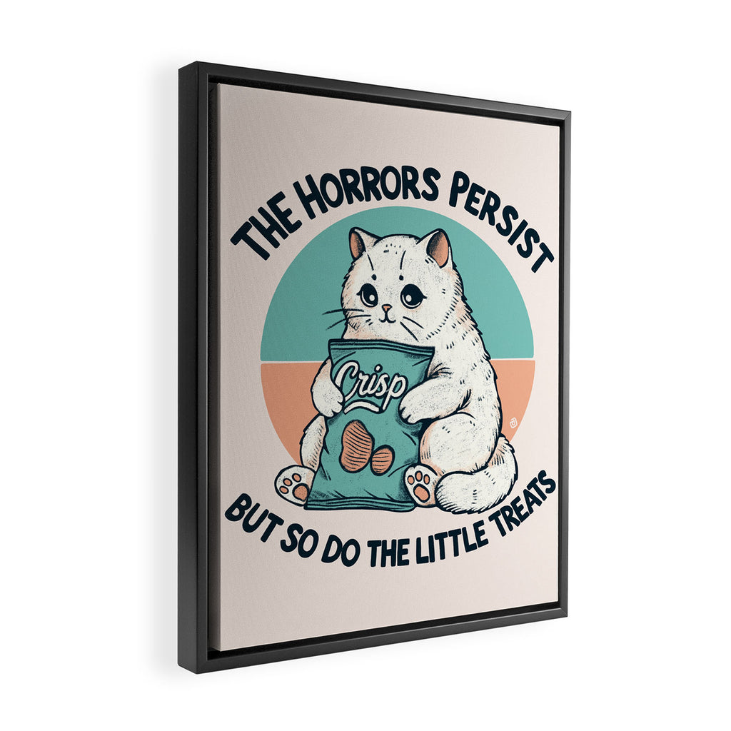 The horrors  Framed Canvas Print Gallery Image 2