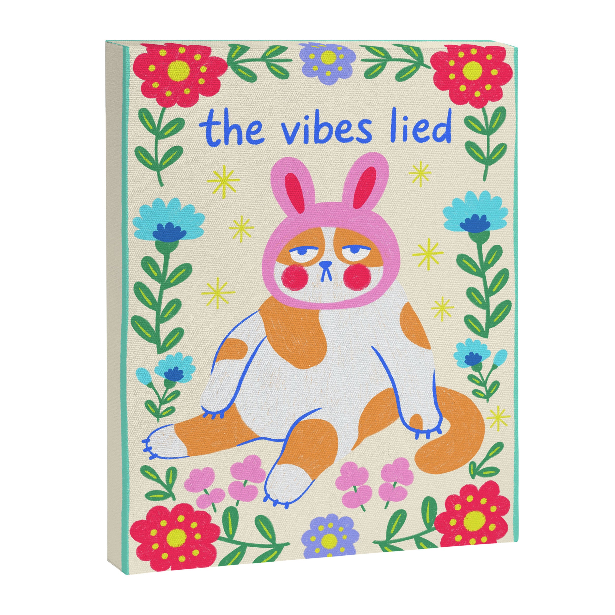 The Vibes Lied Canvas Print Gallery Image 6
