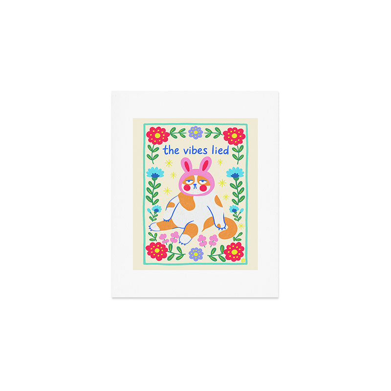 The Vibes Lied Art Print Gallery Image 1