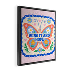 Wing It and Hope Framed Canvas Print Gallery Image 2