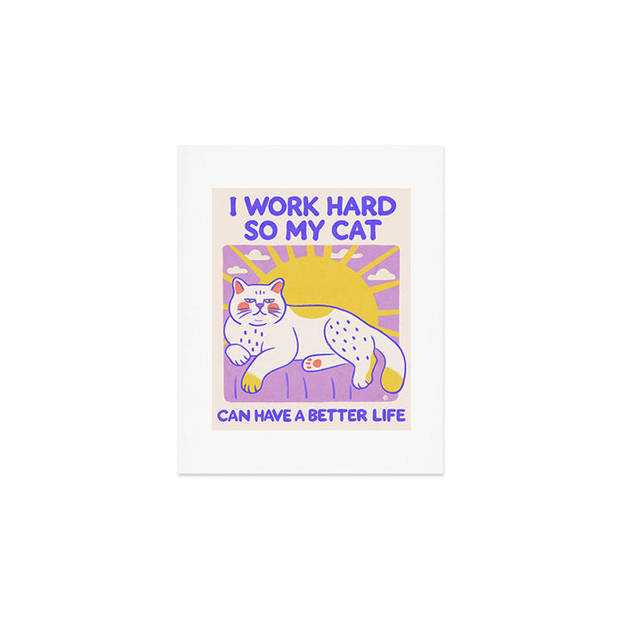Working hard Art Print Gallery Image 1