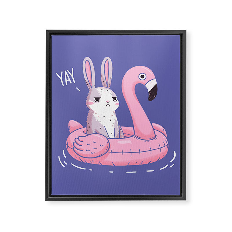 Yay Framed Canvas Print Gallery Image 8
