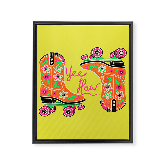 Yee haw in style Framed Canvas Print Gallery Image 1