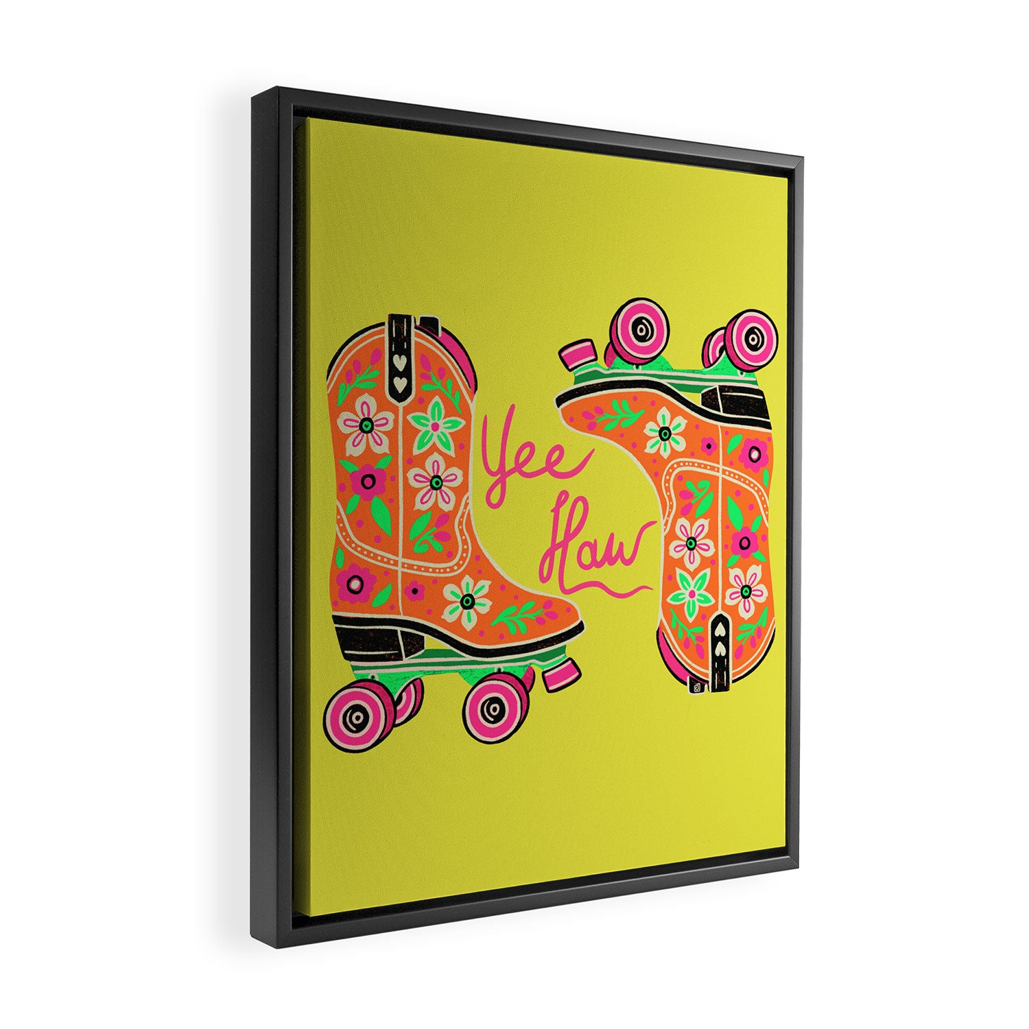 Yee haw in style Framed Canvas Print Gallery Image 2