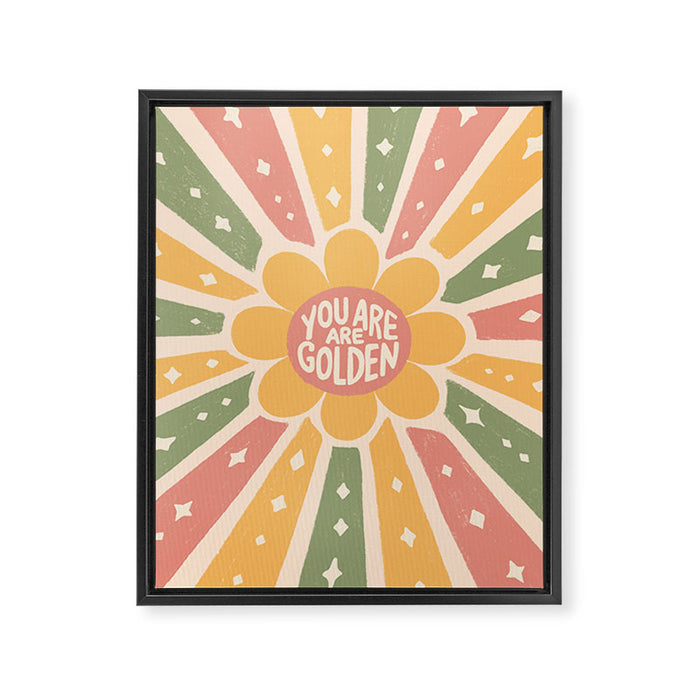 You are golden Framed Canvas Print Gallery Image 1