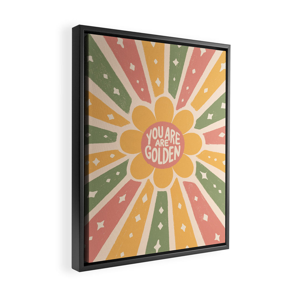You are golden Framed Canvas Print Gallery Image 2