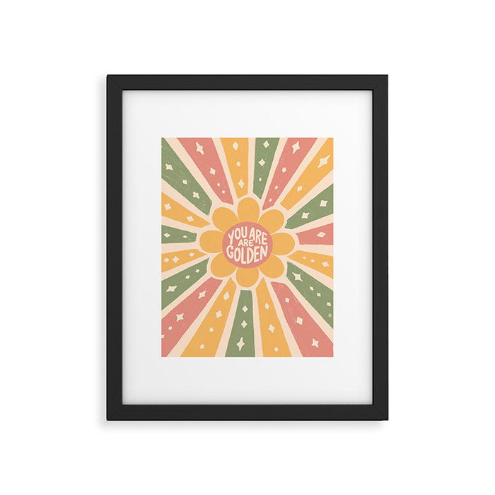 You are golden Framed Art Print Gallery Image 1