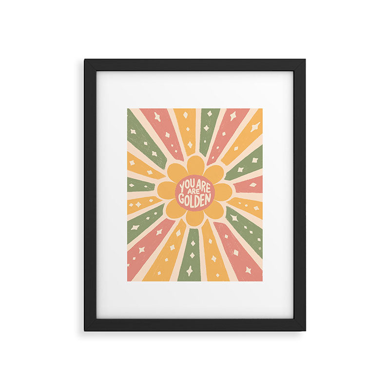 You are golden Framed Art Print Gallery Image 5