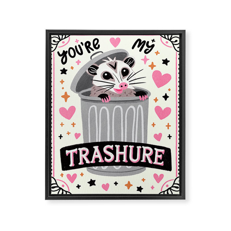 You are my favourite trashure Framed Canvas Print Gallery Image 6