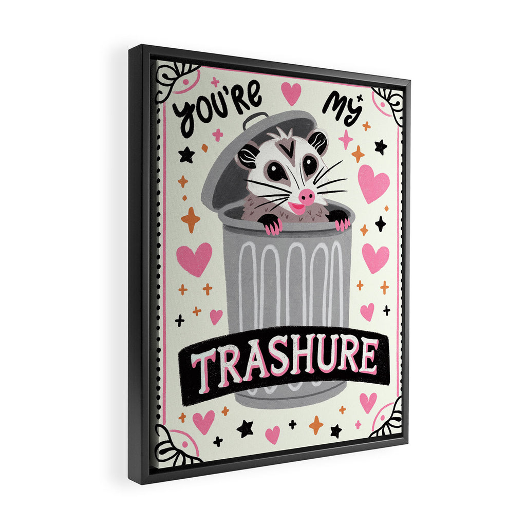 You are my favourite trashure Framed Canvas Print Gallery Image 2