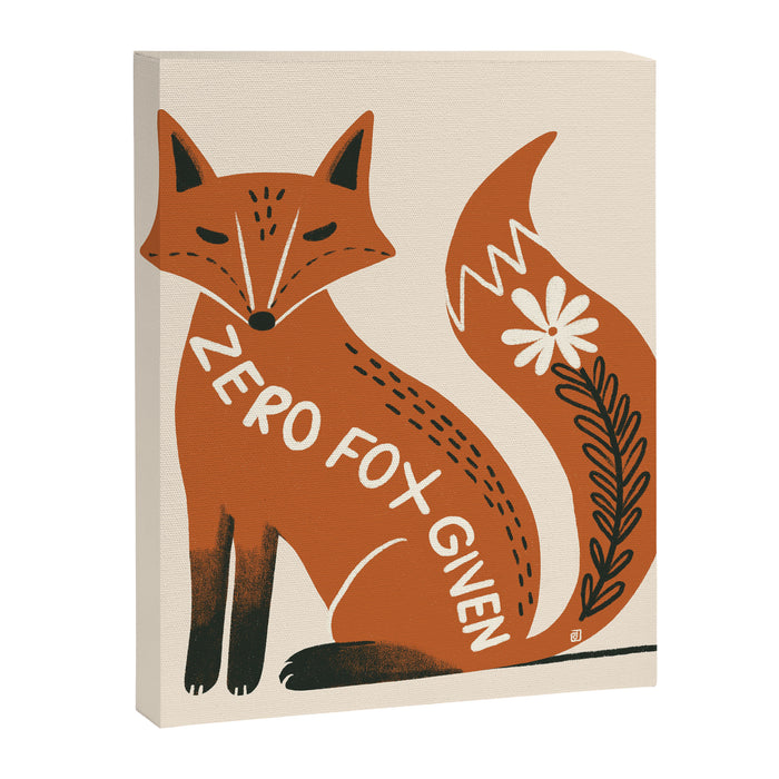 Zero fox given Canvas Print Gallery Image 1