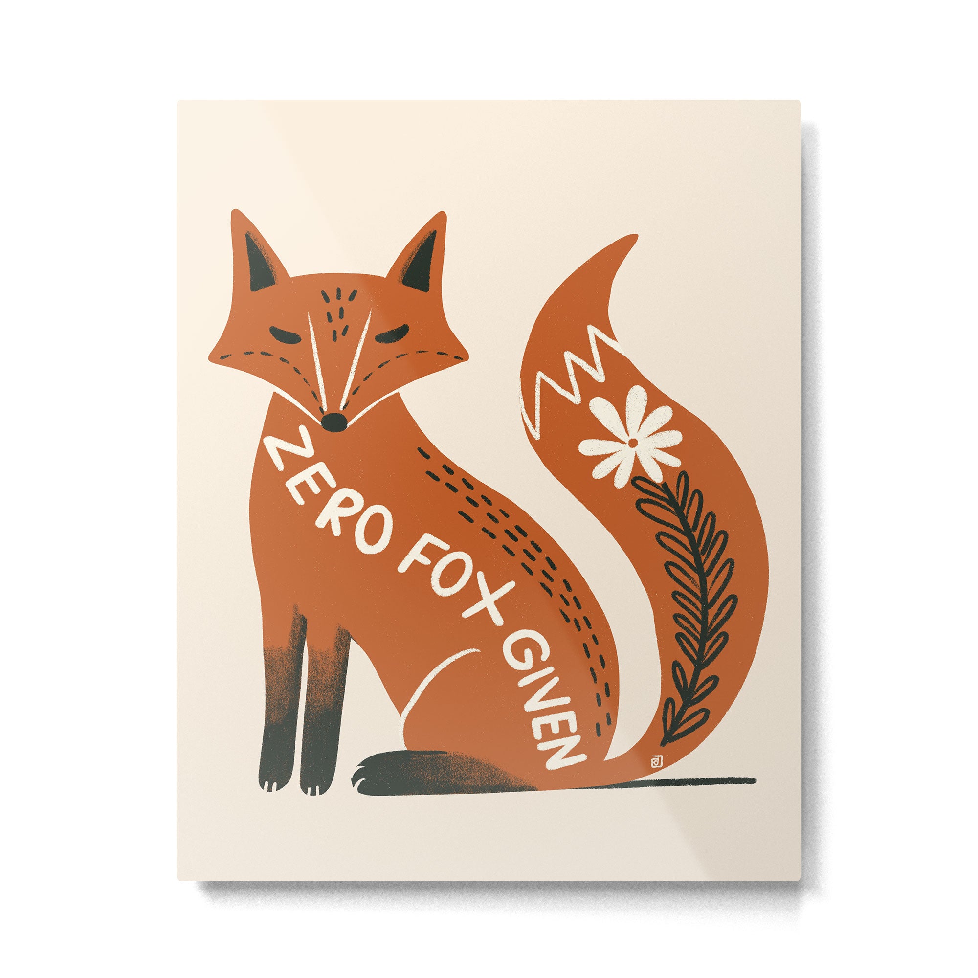 Zero fox given Metal Print Gallery Image 6