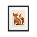 Zero fox given Framed Art Print Gallery Image 6