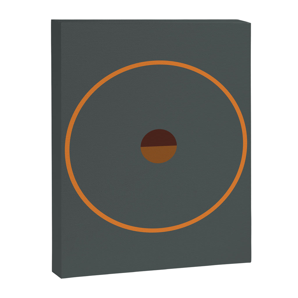 catch II anthracite and ocher Canvas Print Gallery Image 8