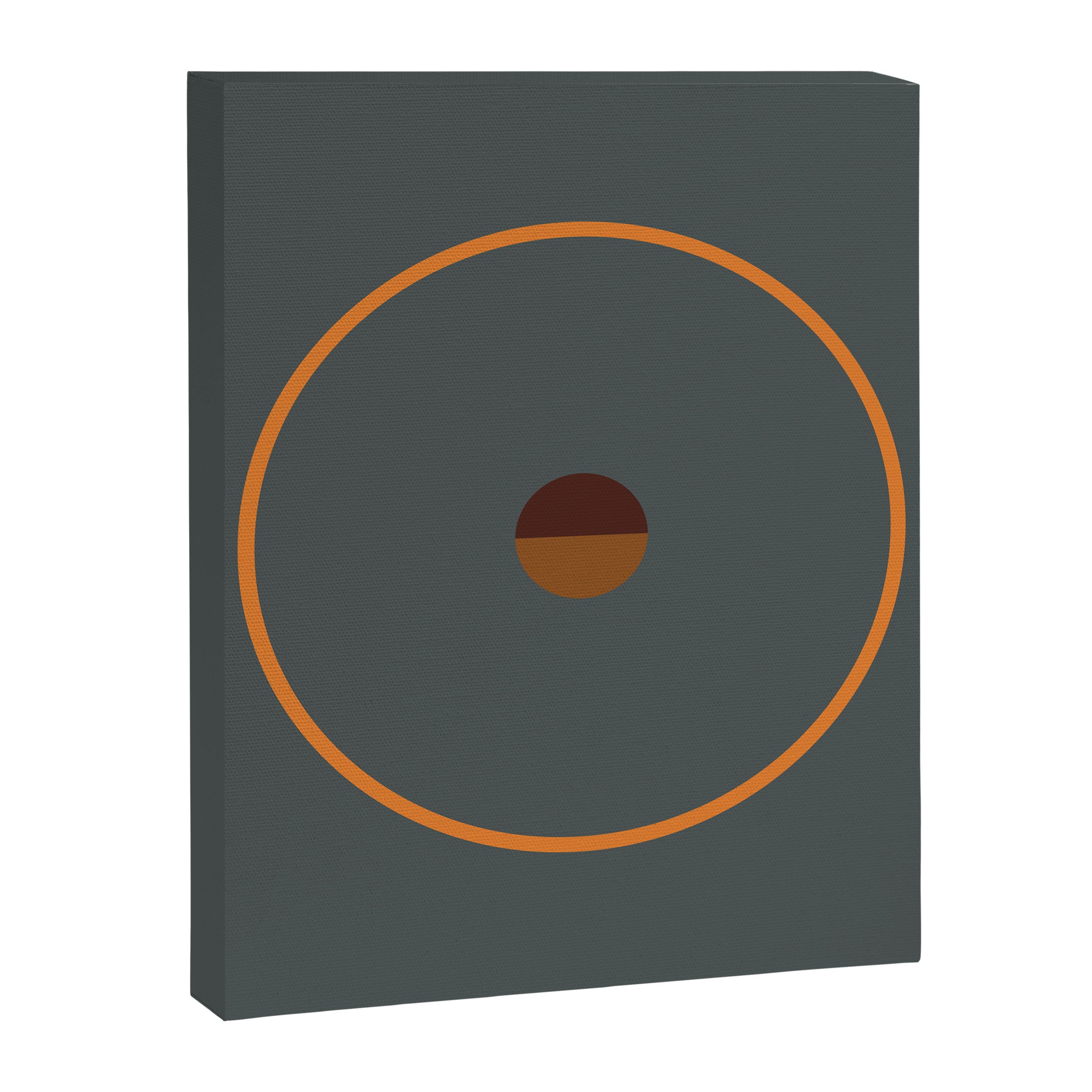 catch II anthracite and ocher Canvas Print Gallery Image 8
