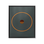 catch II anthracite and ocher Framed Canvas Print Gallery Image 8