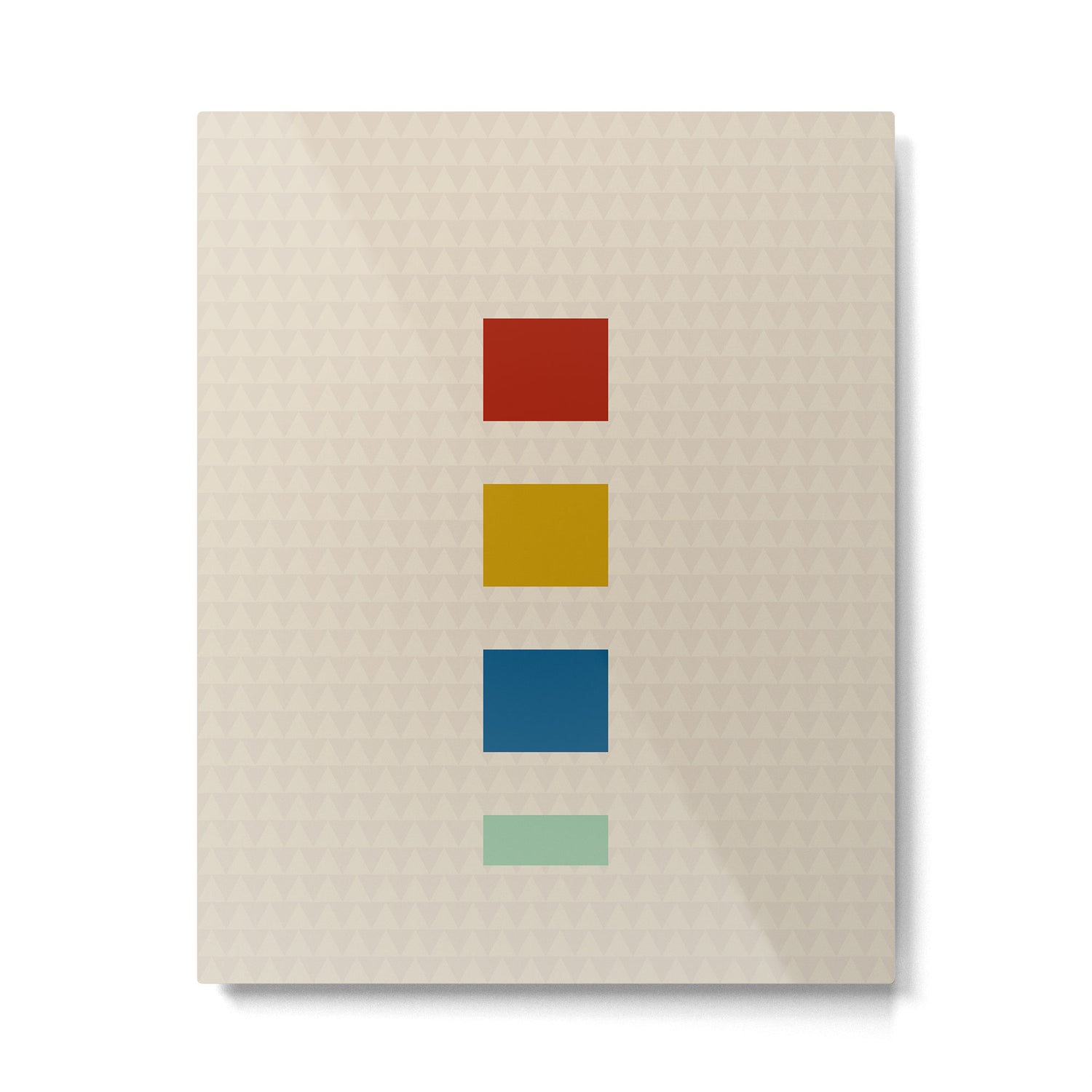 four elements II tweed and primary colors Metal Print Gallery Image 6