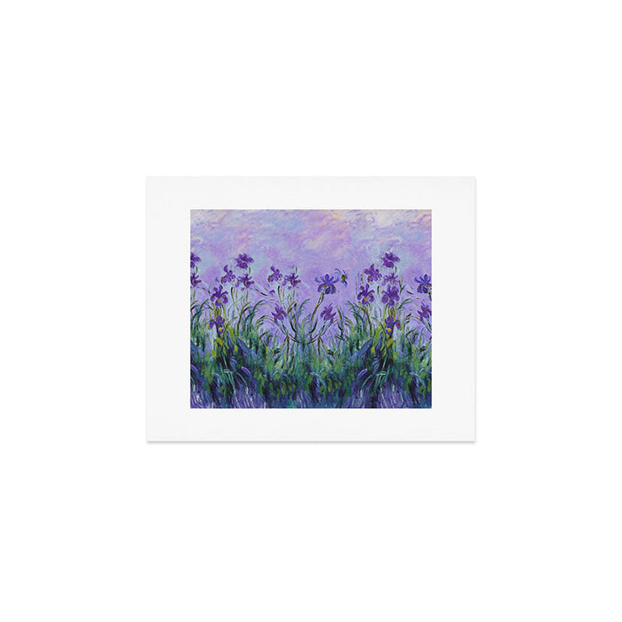 Claude Monet Lilac Irises Art Print Gallery Image 1