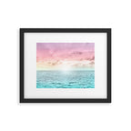 Pastel Beach Sunset Framed Art Print Gallery Image 5