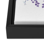 Purple Ivy Framed Canvas Print Gallery Image 3